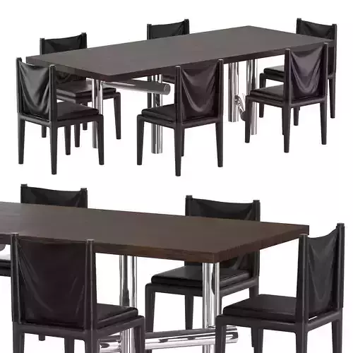 ABI DINING CHAIRS KENNY DINING TABLE