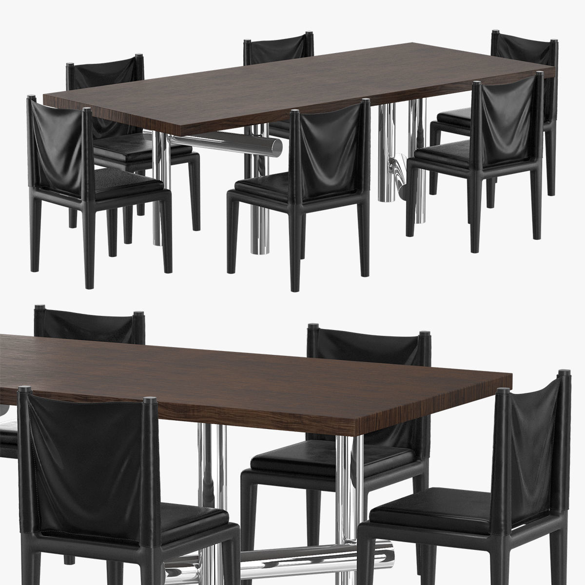 ABI DINING CHAIRS KENNY DINING TABLE 3D model_12