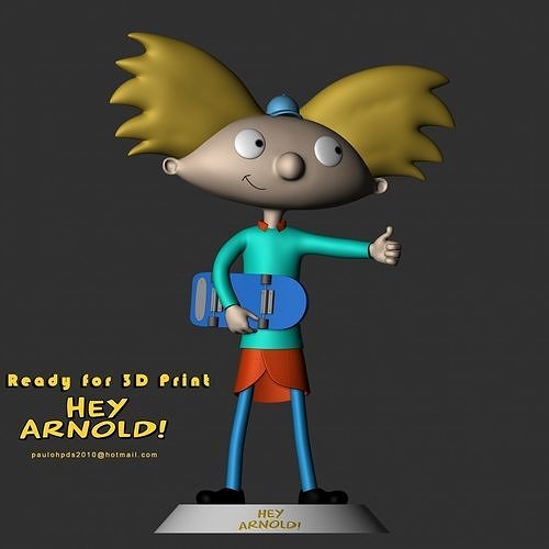 Hey Arnold - Fan Art - Arnold 3D print model