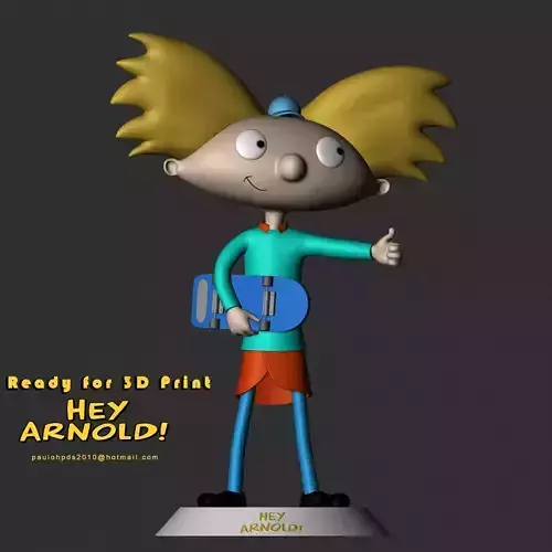 Hey Arnold - Fan Art - Arnold 3D print model