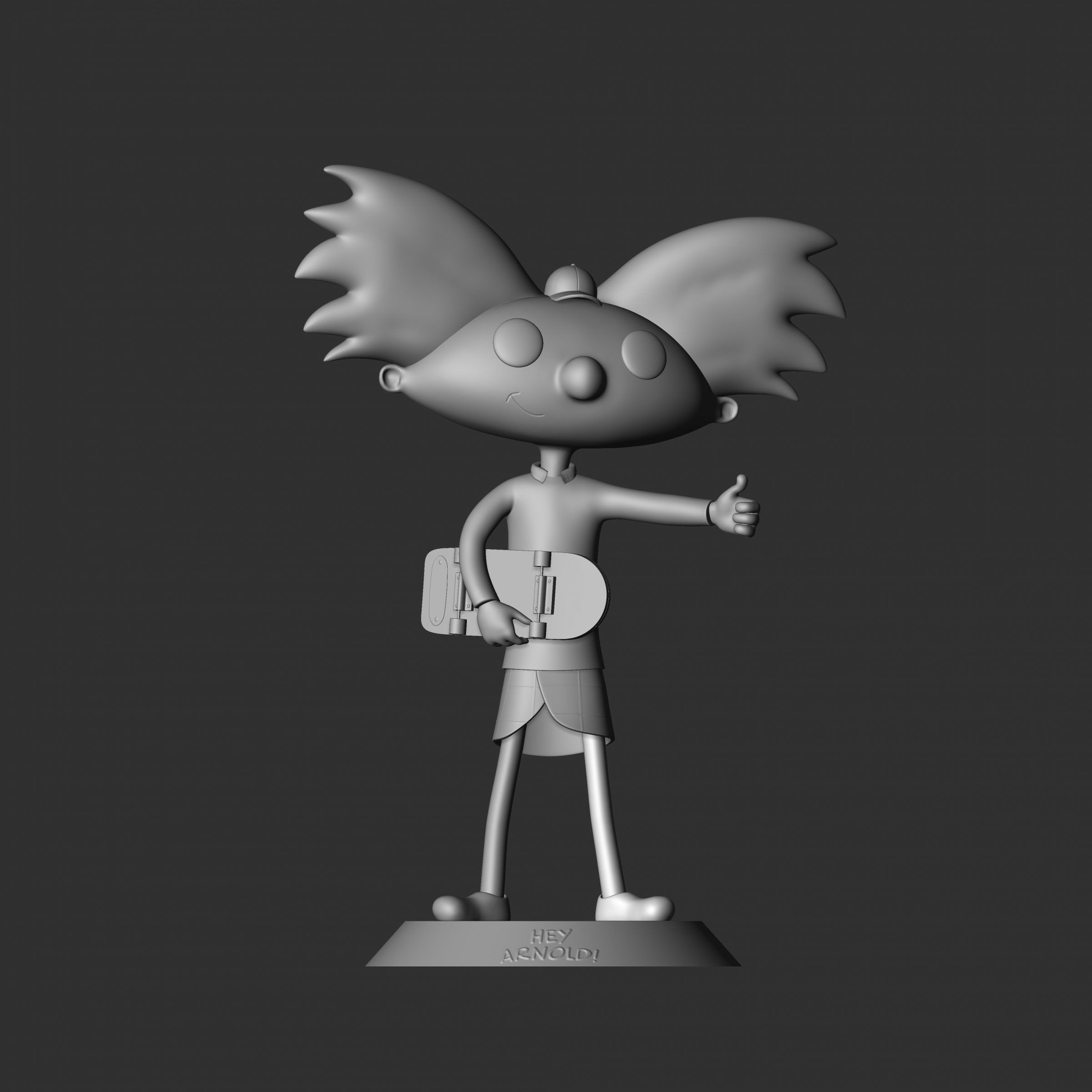 Hey Arnold - Fan Art - Arnold 3D print model_3