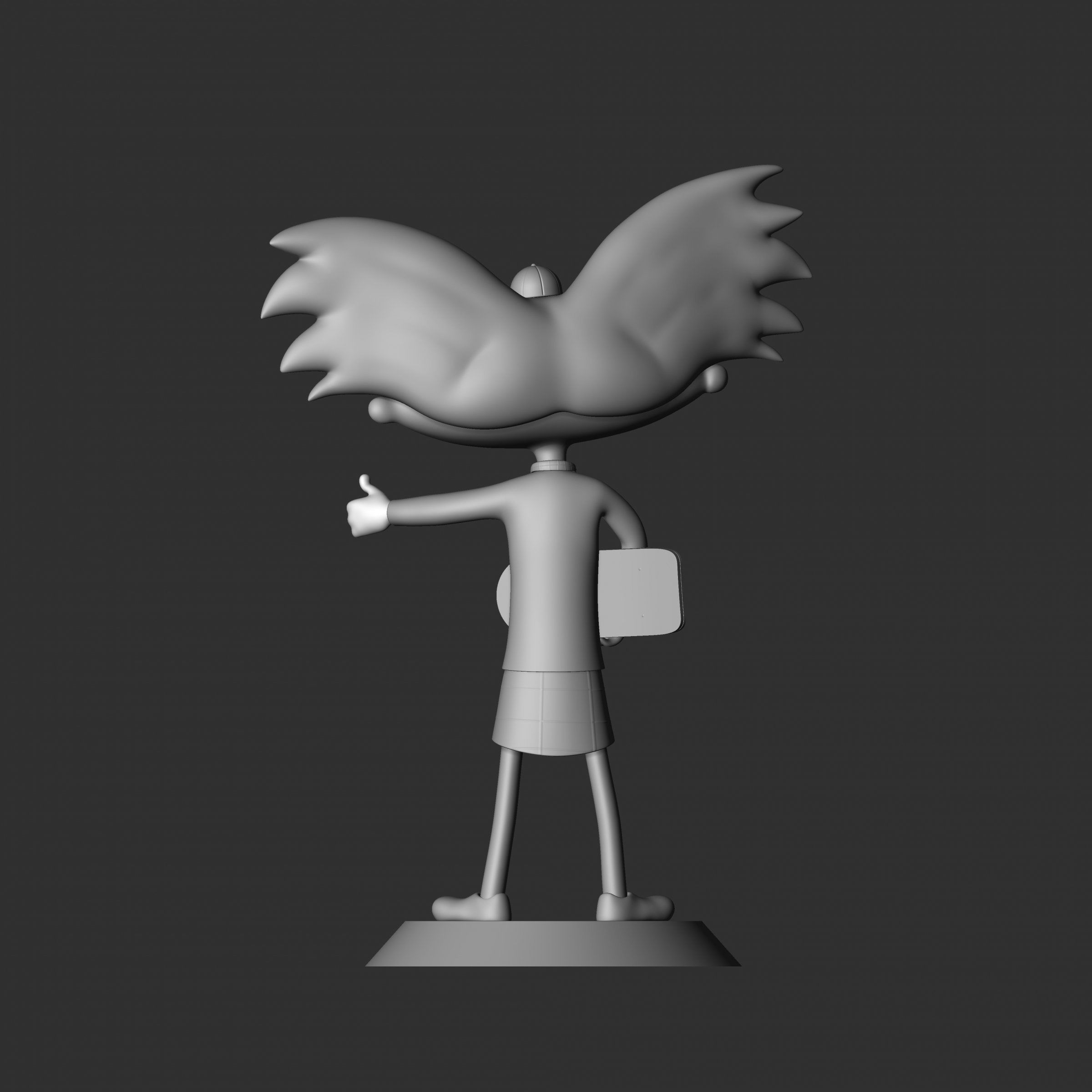 Hey Arnold - Fan Art - Arnold 3D print model_4