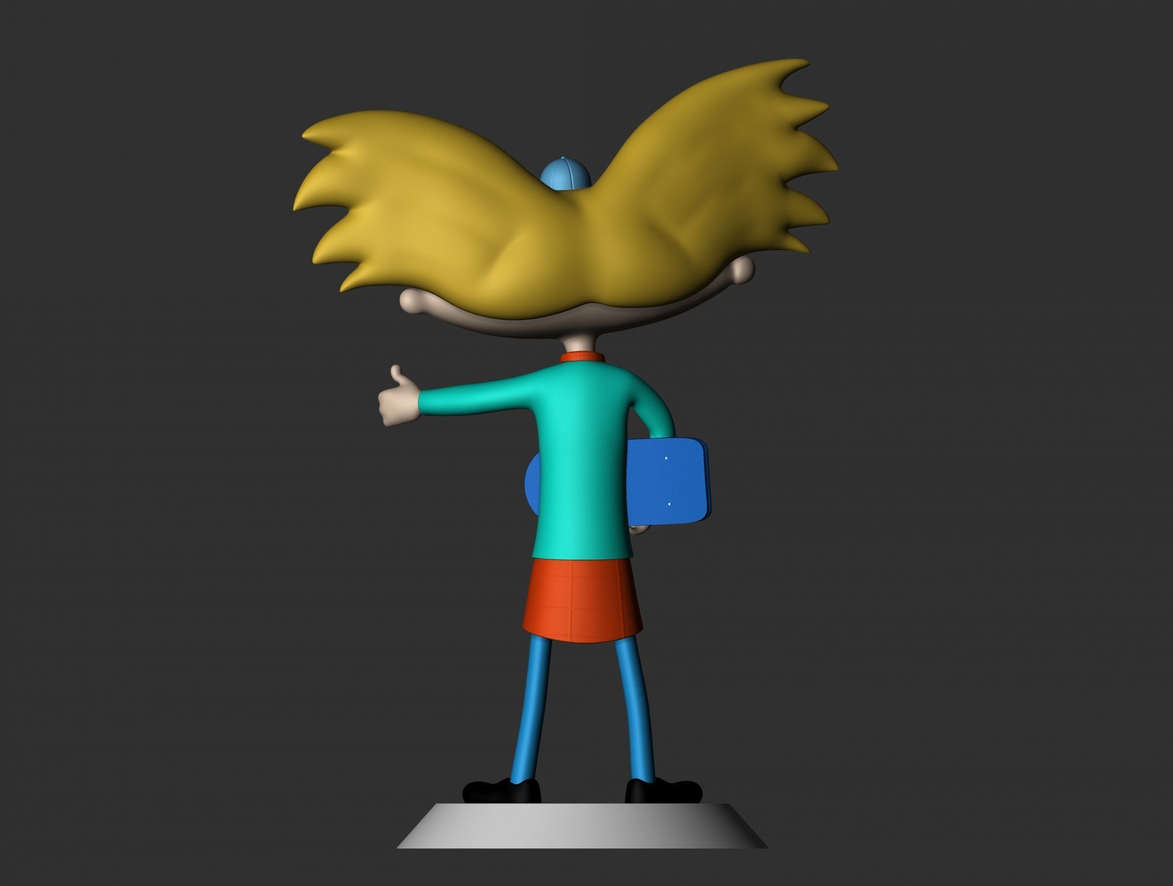 Hey Arnold - Fan Art - Arnold 3D print model_1