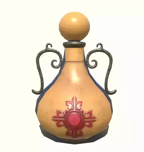 Boost Fortify Potion LP Stylized Free low-poly 3D model