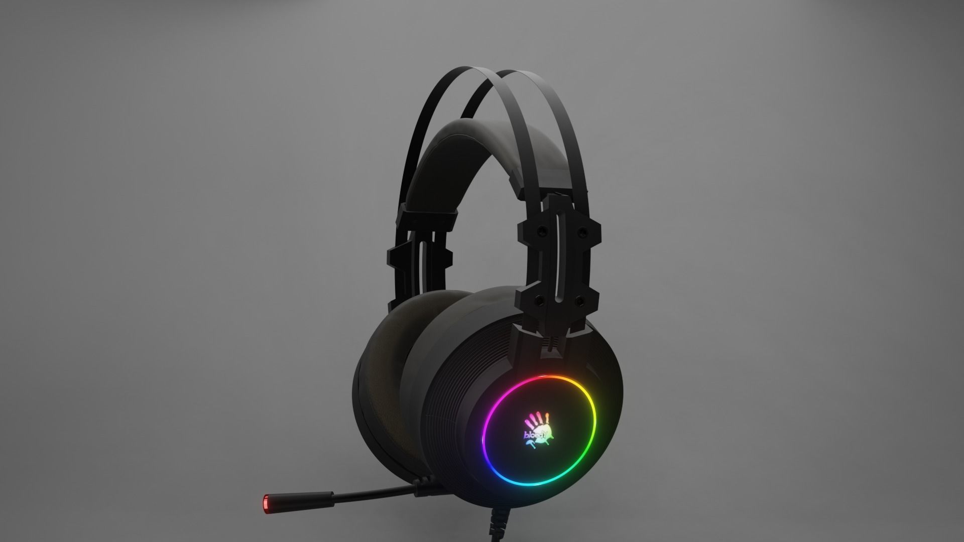 Bloody G528C Gaming Headphone 3D model_1