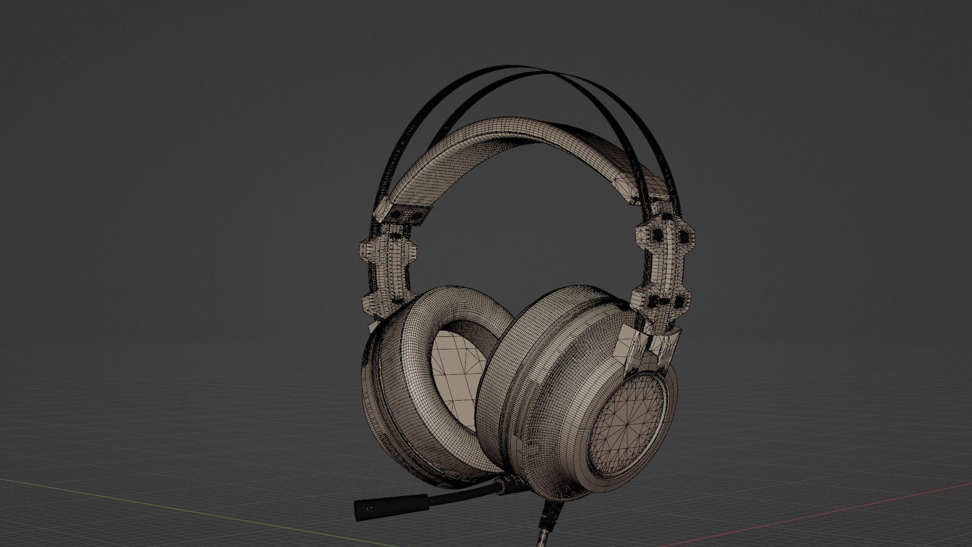 Bloody G528C Gaming Headphone 3D model_5
