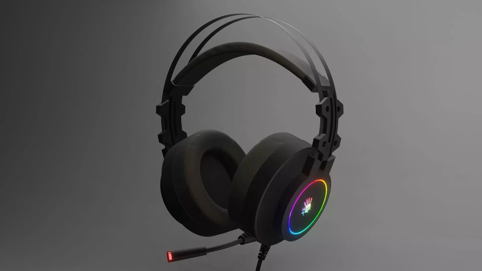 Bloody G528C Gaming Headphone 3D model_0