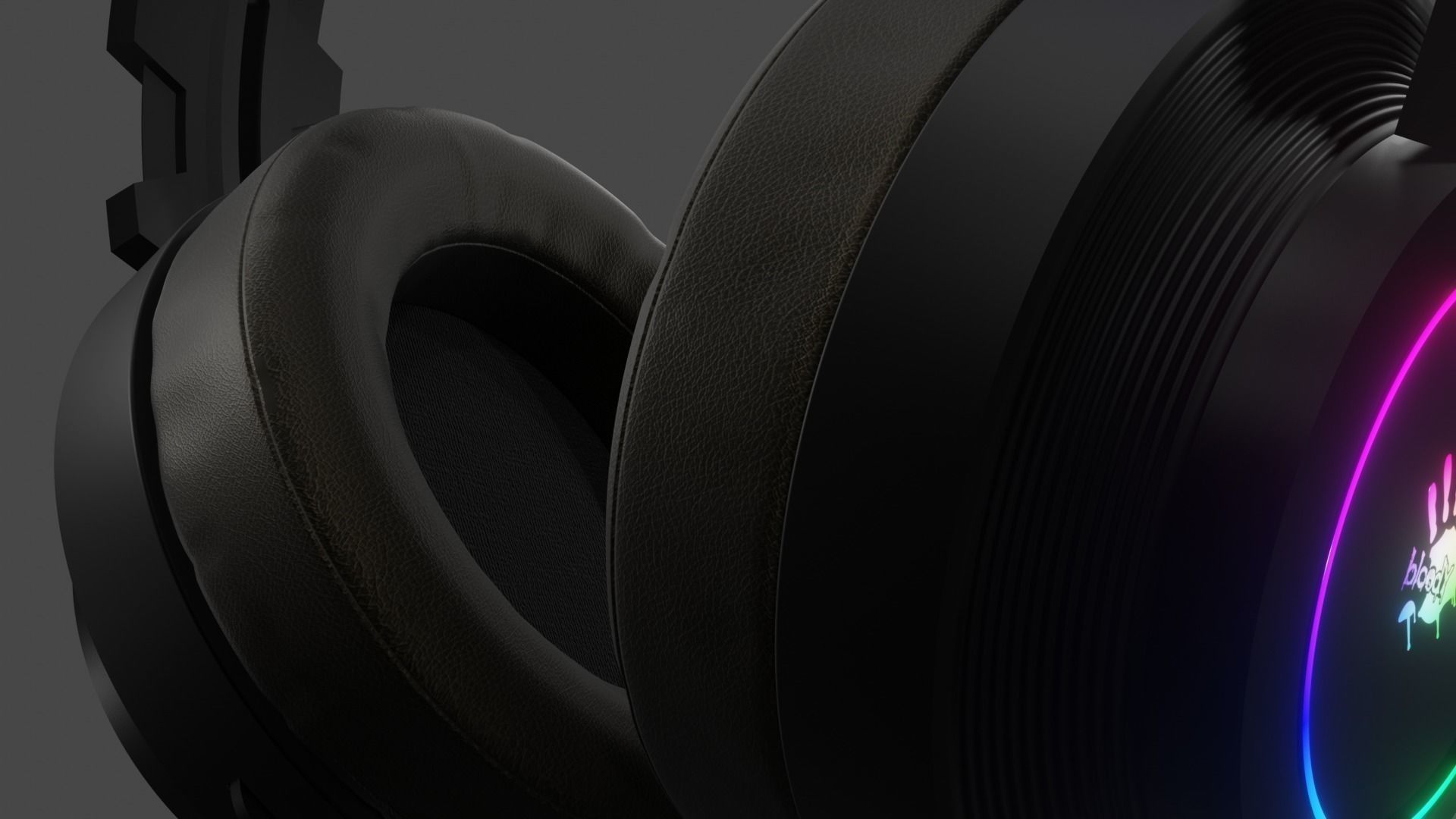 Bloody G528C Gaming Headphone 3D model_3