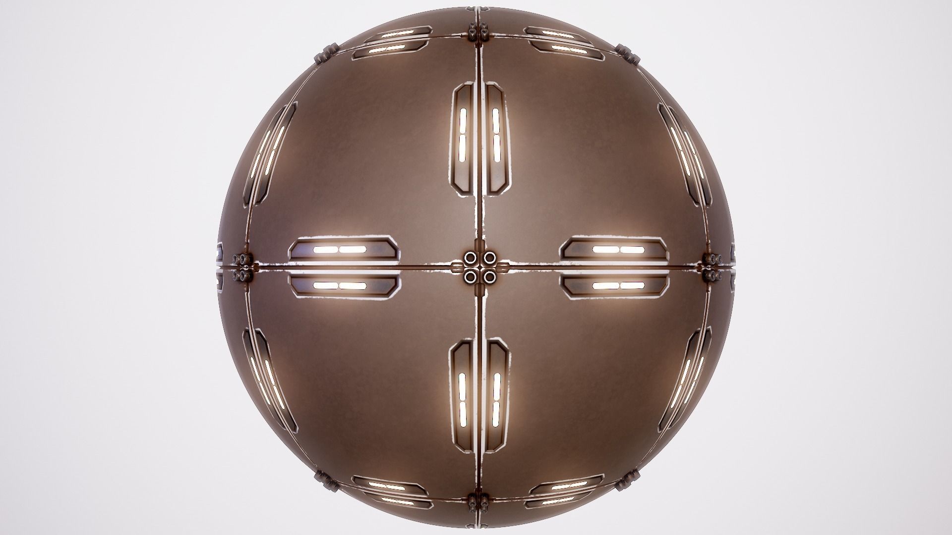 PBR Sci-Fi Texture Pack 08 Low-poly 3D model_13