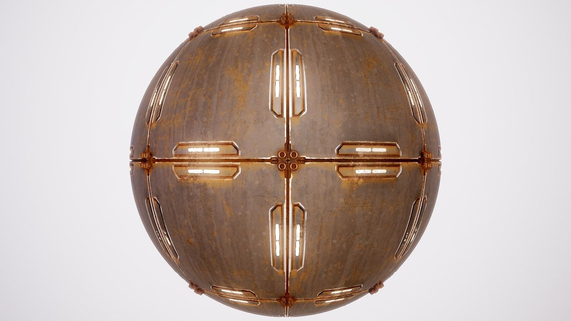 PBR Sci-Fi Texture Pack 08 Low-poly 3D model_16