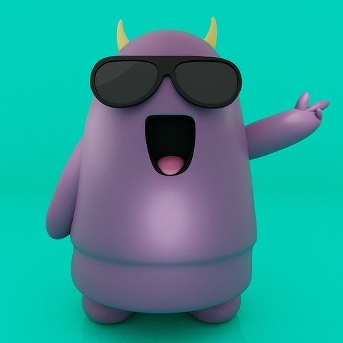 Cute Little Monster 03 3D print model