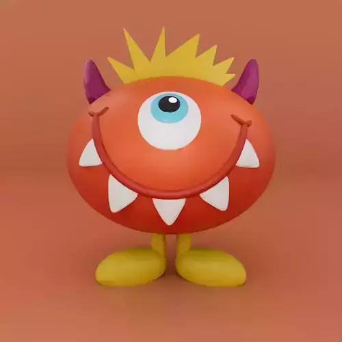 Toothee Monster  3D print model