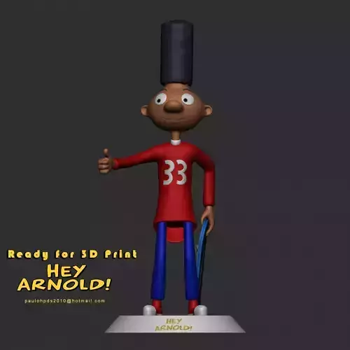 Hey Arnold - Fan Art - Gerald 3D print model