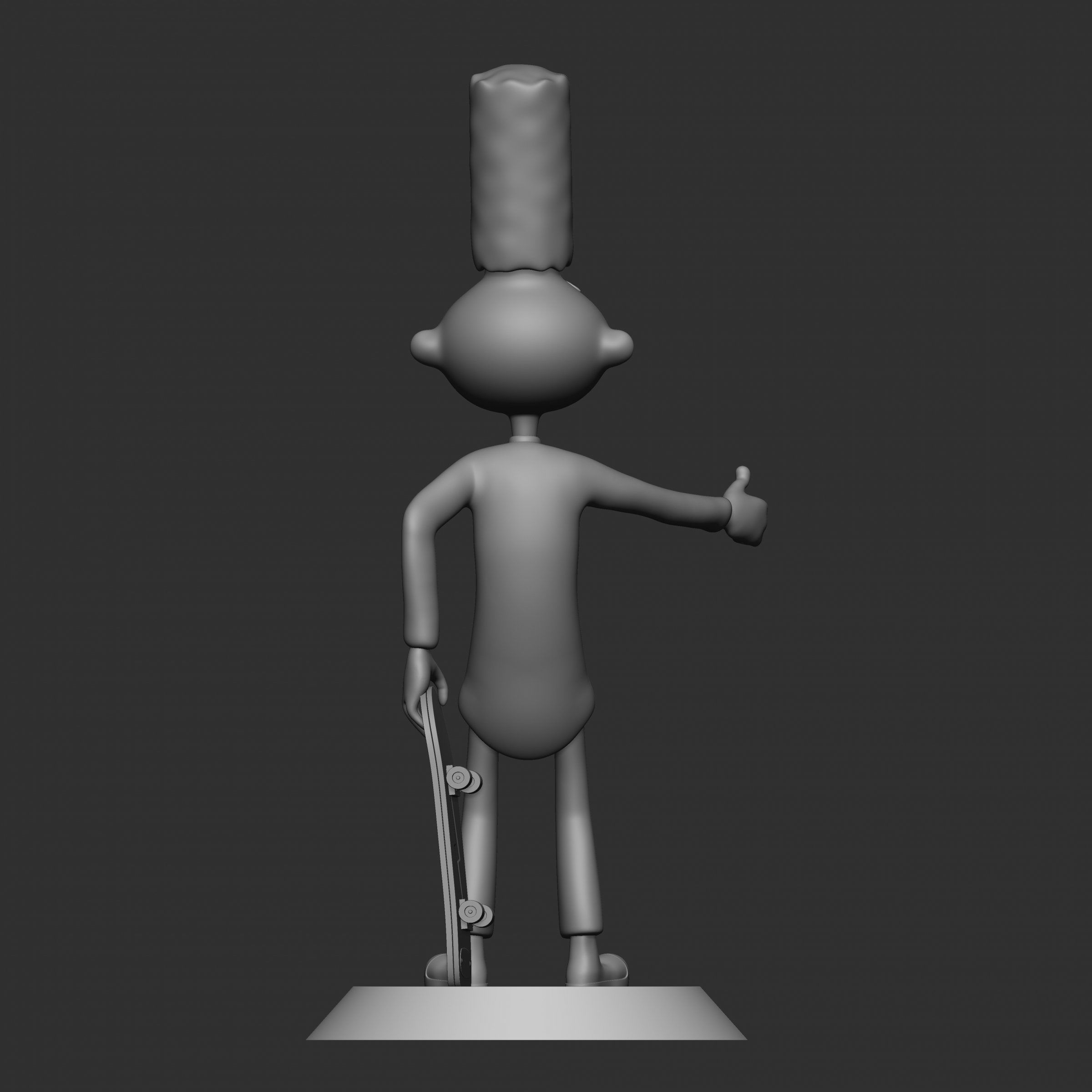 Hey Arnold - Fan Art - Gerald 3D print model_4