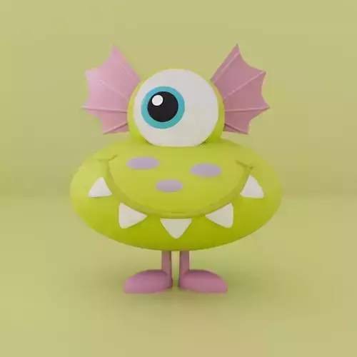 Toothee Monster 02 3D print model