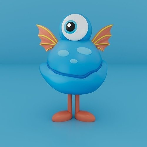 Toothee Monster 03 3D print model