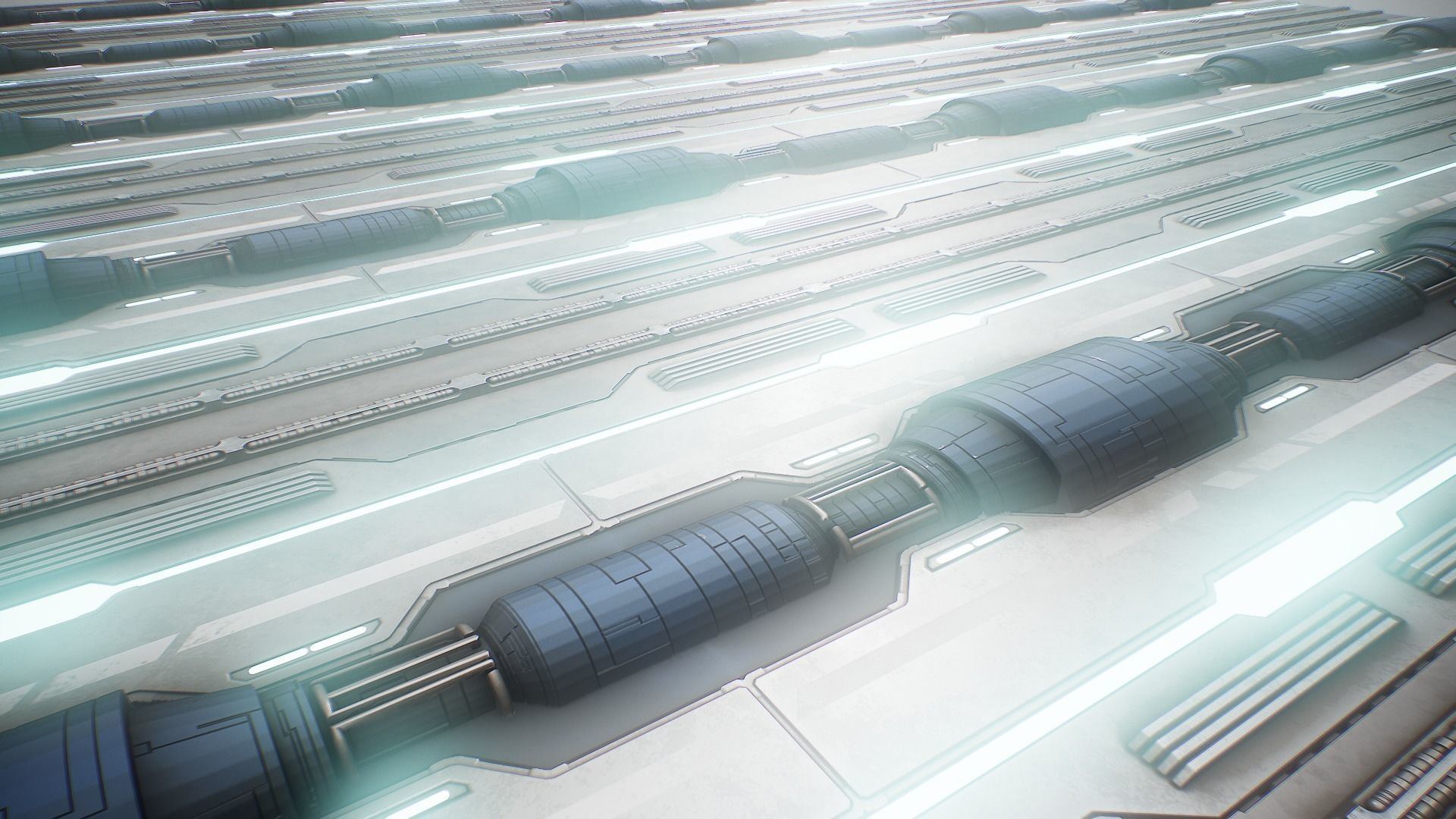 PBR Sci-Fi Texture Pack 10 Low-poly 3D model_3