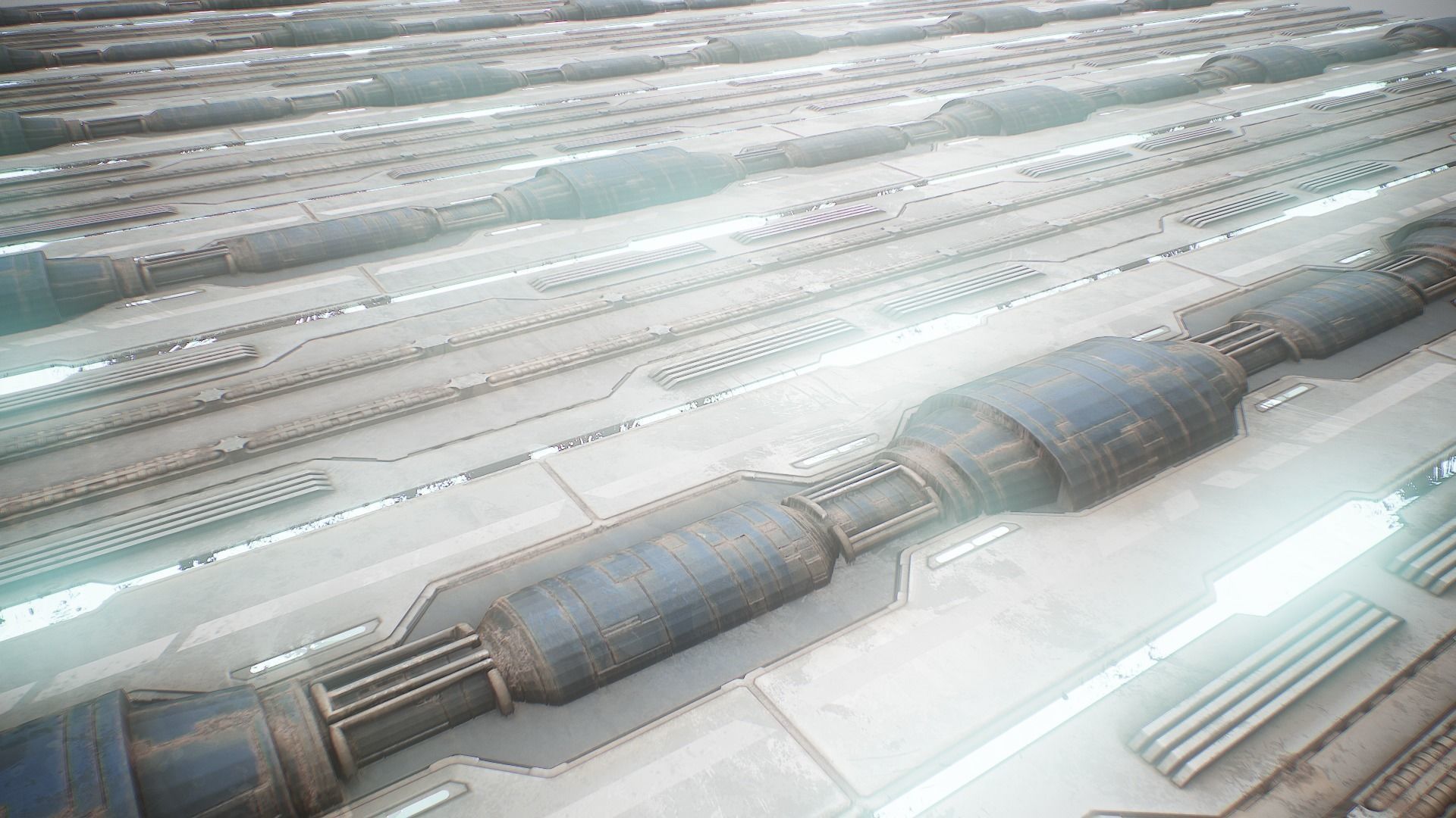 PBR Sci-Fi Texture Pack 10 Low-poly 3D model_6