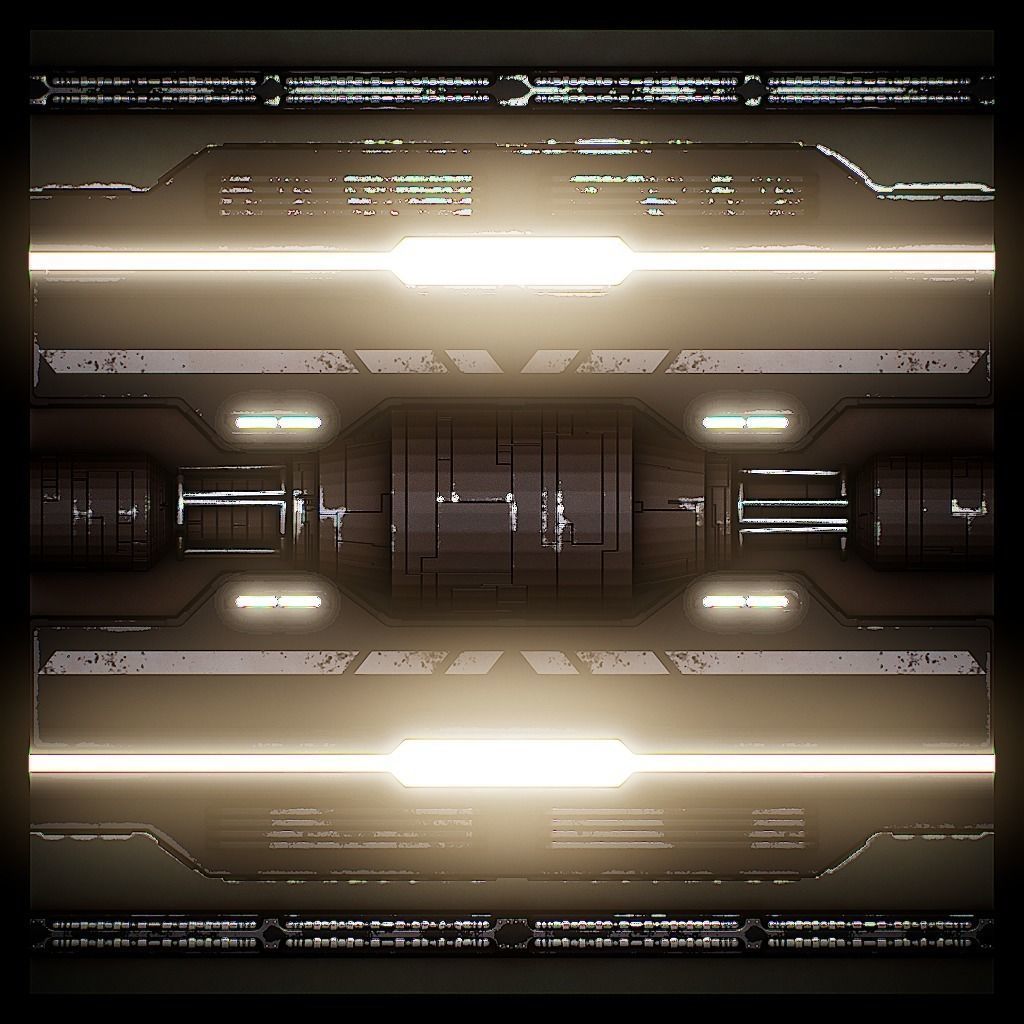 PBR Sci-Fi Texture Pack 10 Low-poly 3D model_8