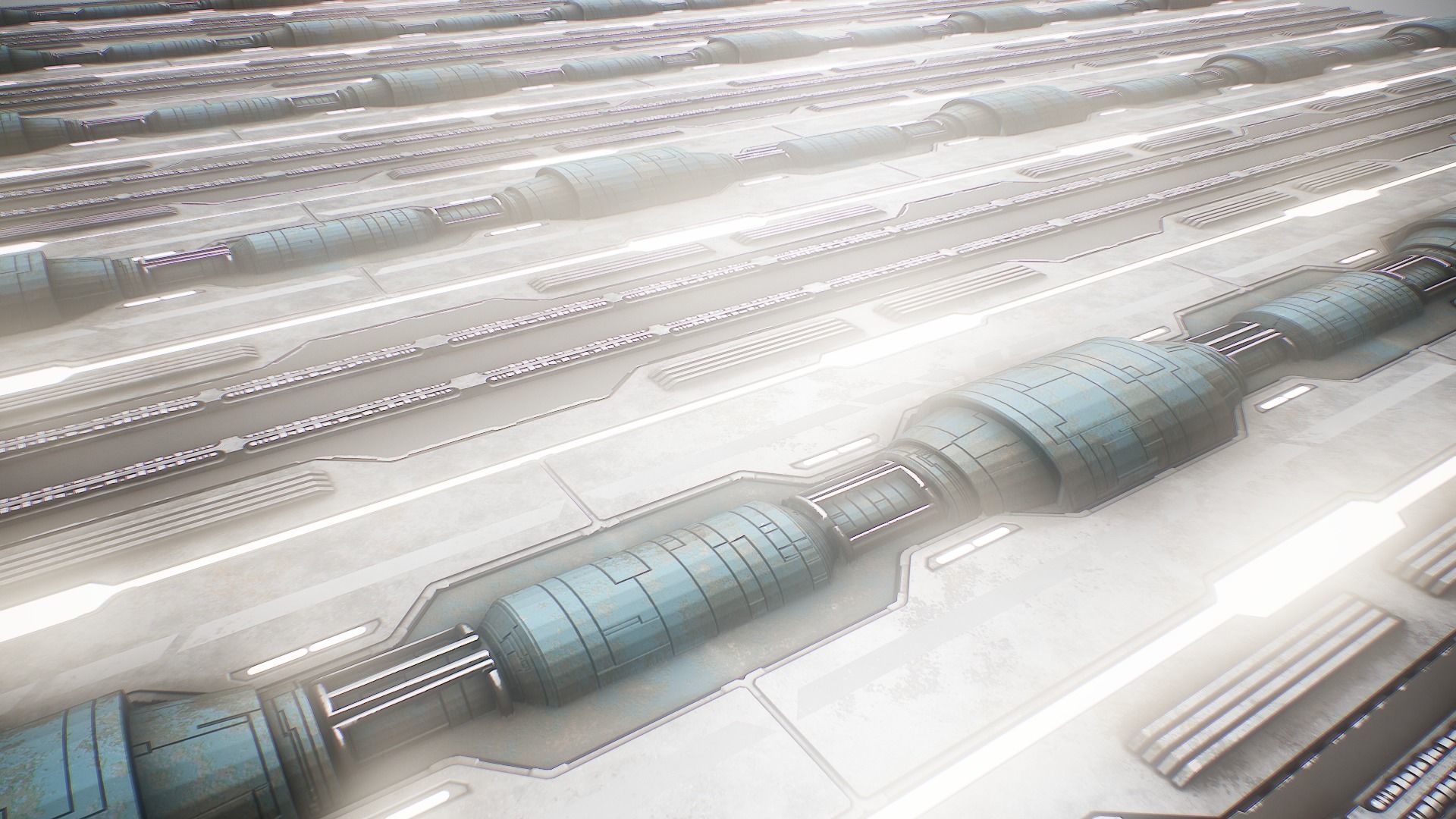 PBR Sci-Fi Texture Pack 10 Low-poly 3D model_15