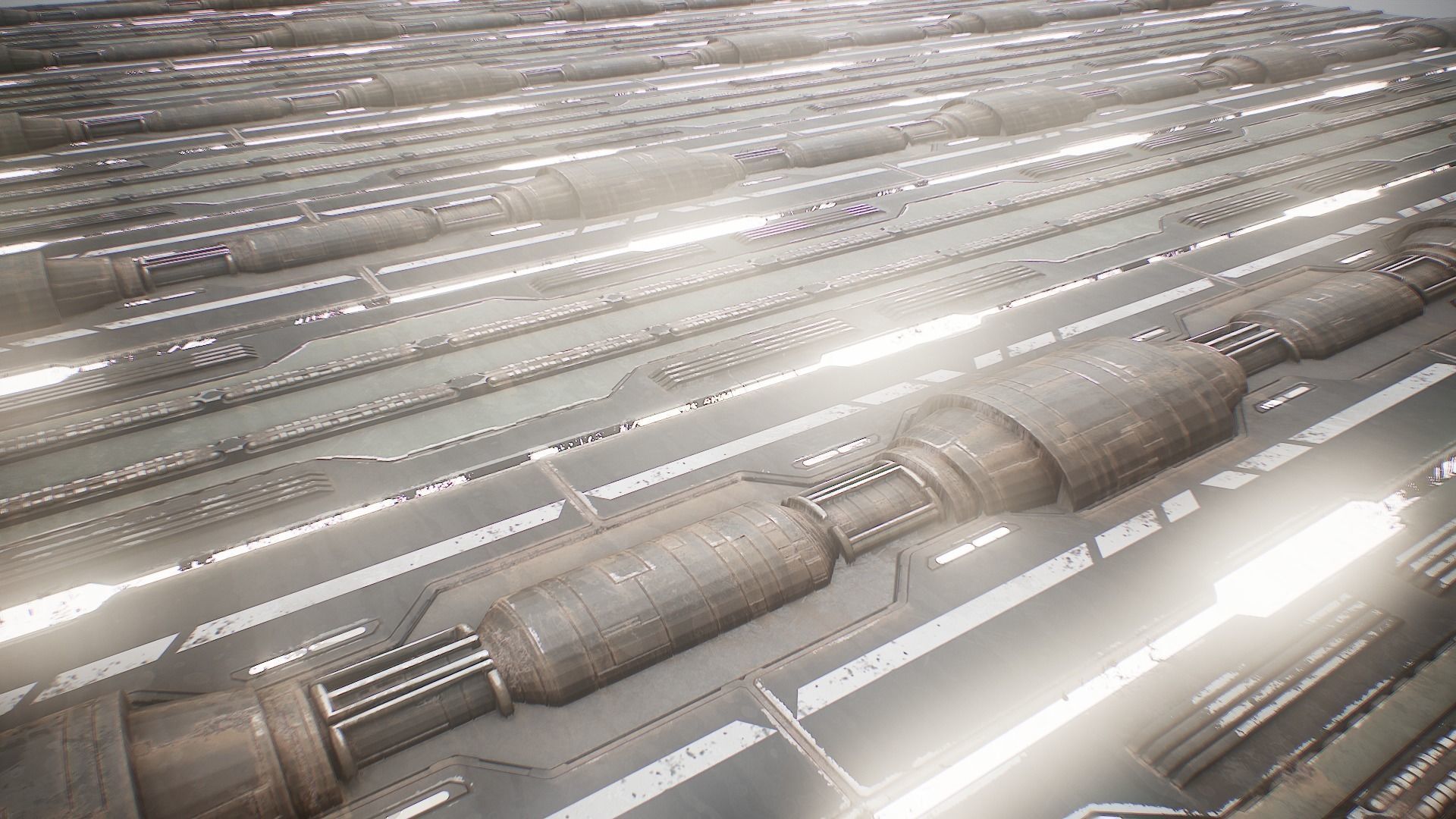 PBR Sci-Fi Texture Pack 10 Low-poly 3D model_12