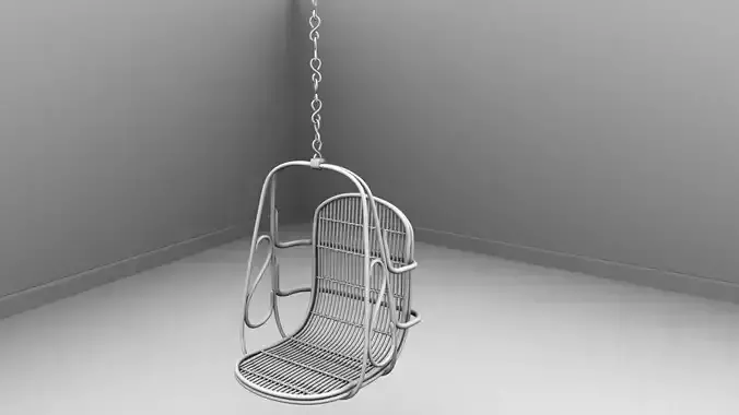 Bamboo Hanging Armchair-wooden