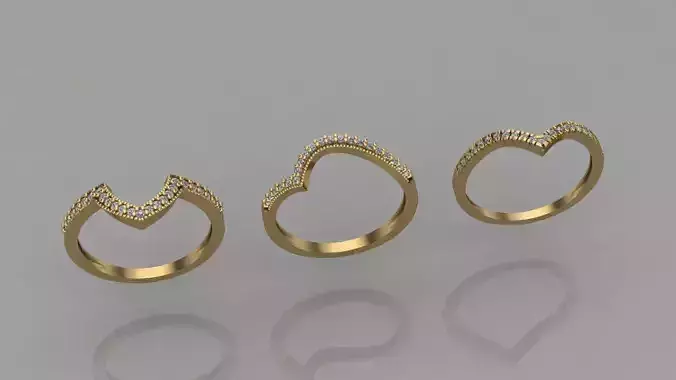 SET OF 3 RINGS