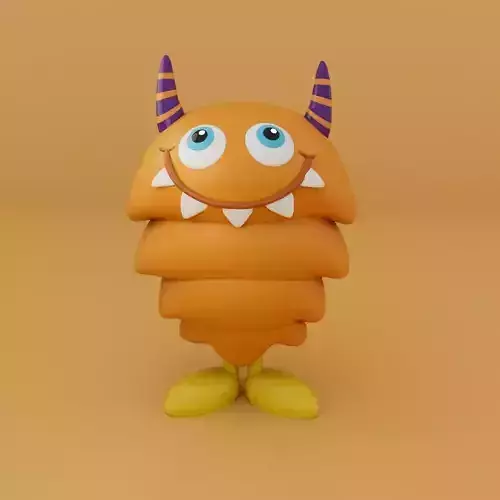 Toothee Monster 05 3D print model