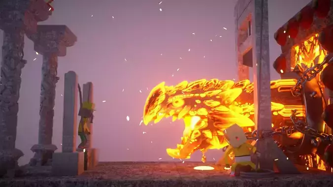 A scene from the legendary Meebites characters