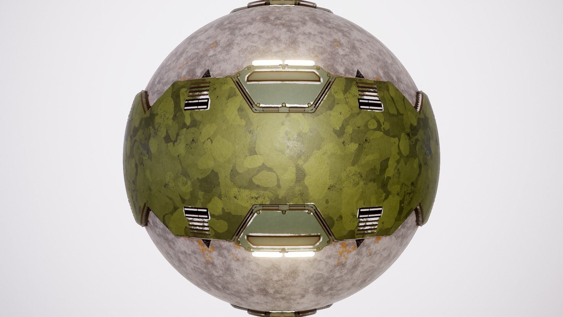 PBR Sci-Fi Texture Pack 11 Low-poly 3D model_13