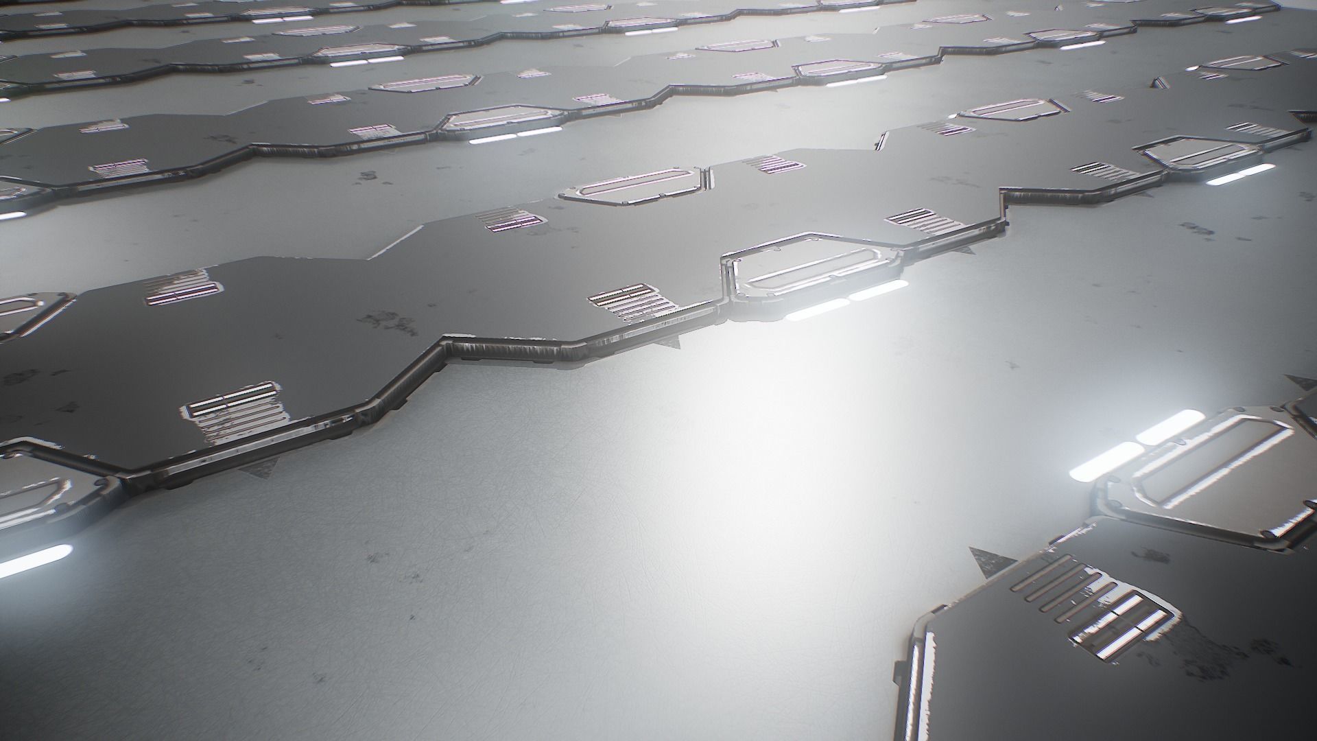 PBR Sci-Fi Texture Pack 11 Low-poly 3D model_9