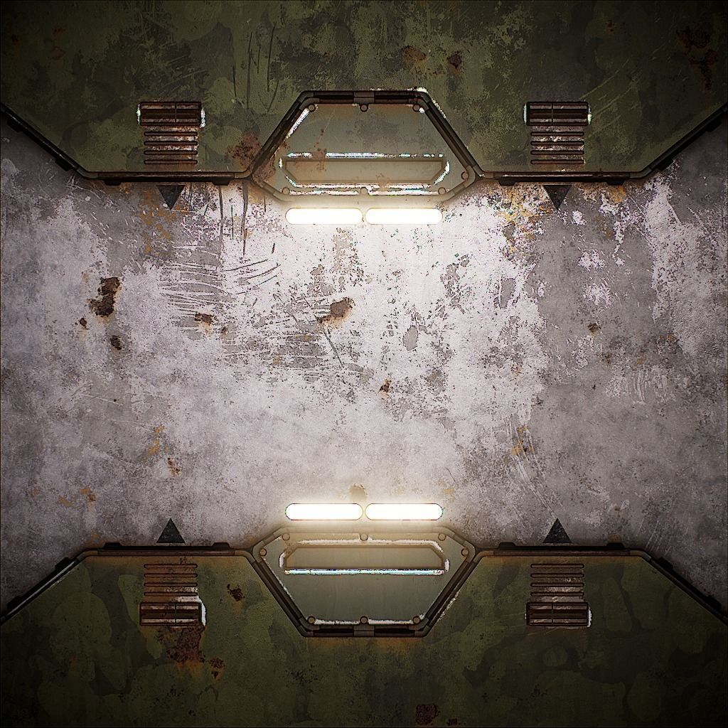 PBR Sci-Fi Texture Pack 11 Low-poly 3D model_17