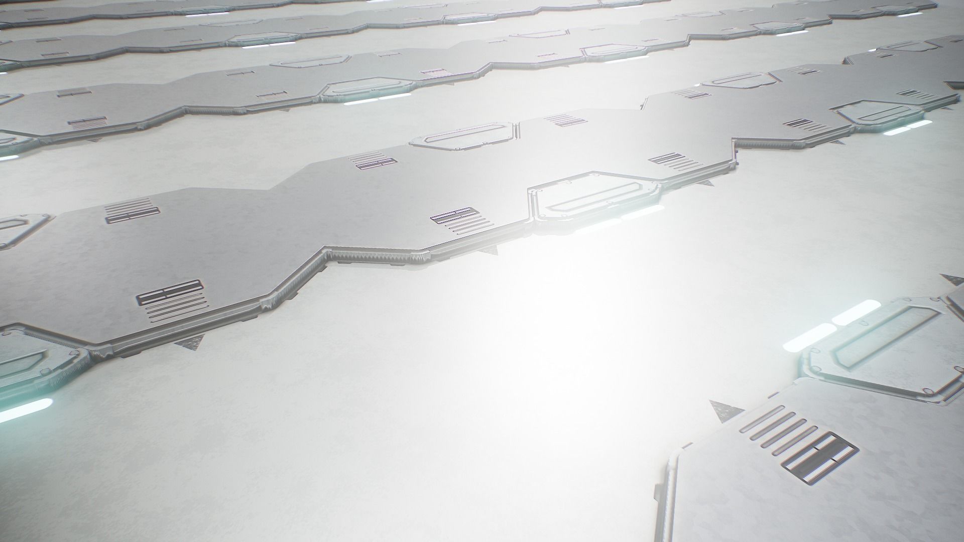 PBR Sci-Fi Texture Pack 11 Low-poly 3D model_3