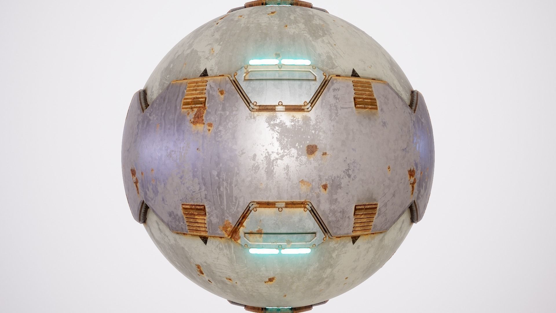 PBR Sci-Fi Texture Pack 11 Low-poly 3D model_4