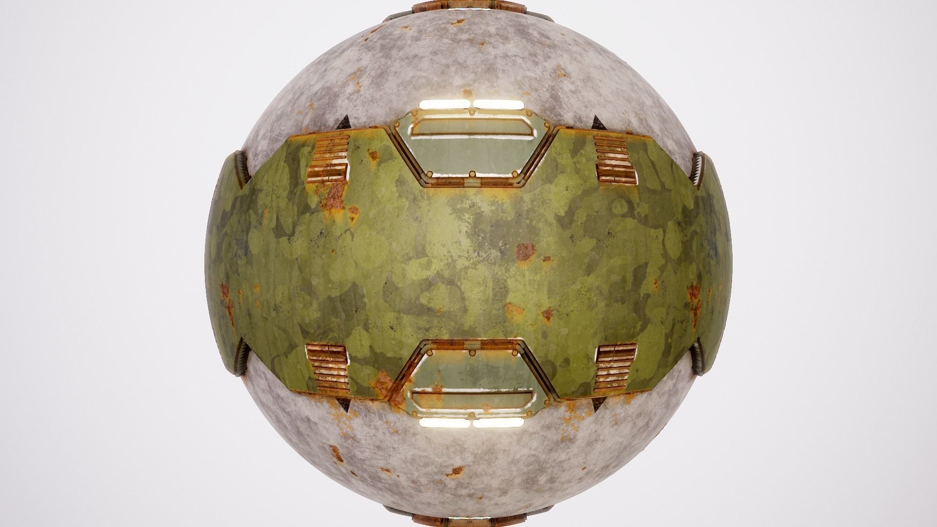 PBR Sci-Fi Texture Pack 11 Low-poly 3D model_16