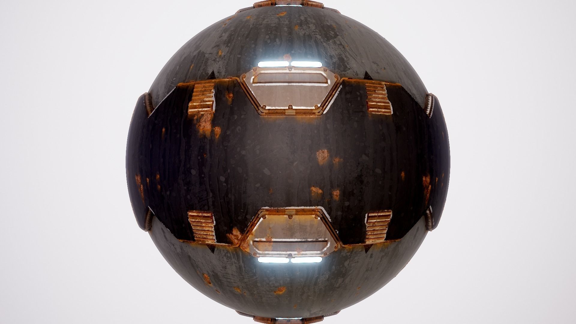 PBR Sci-Fi Texture Pack 11 Low-poly 3D model_10