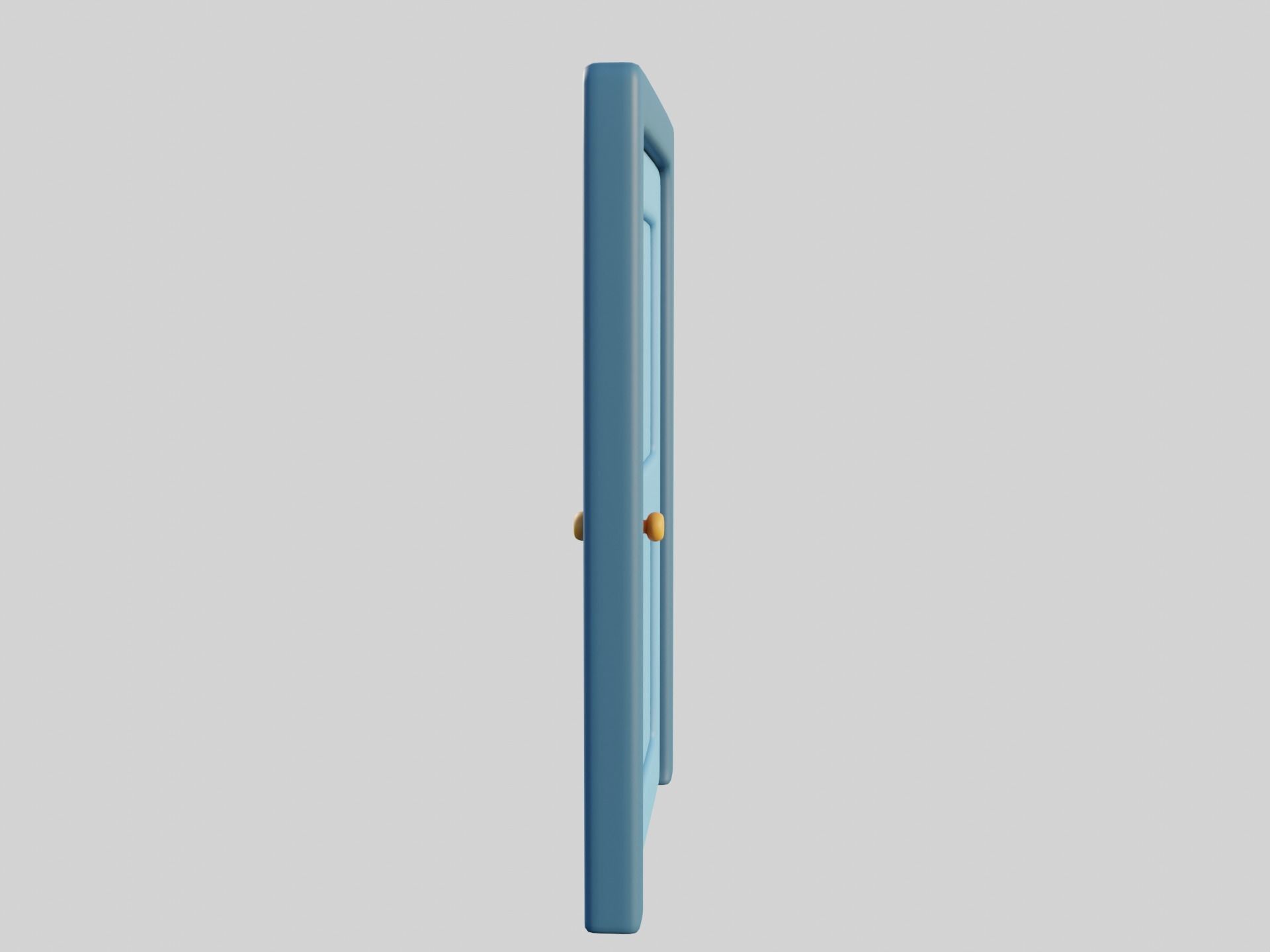 Cartoon Door 2a 3D model_2