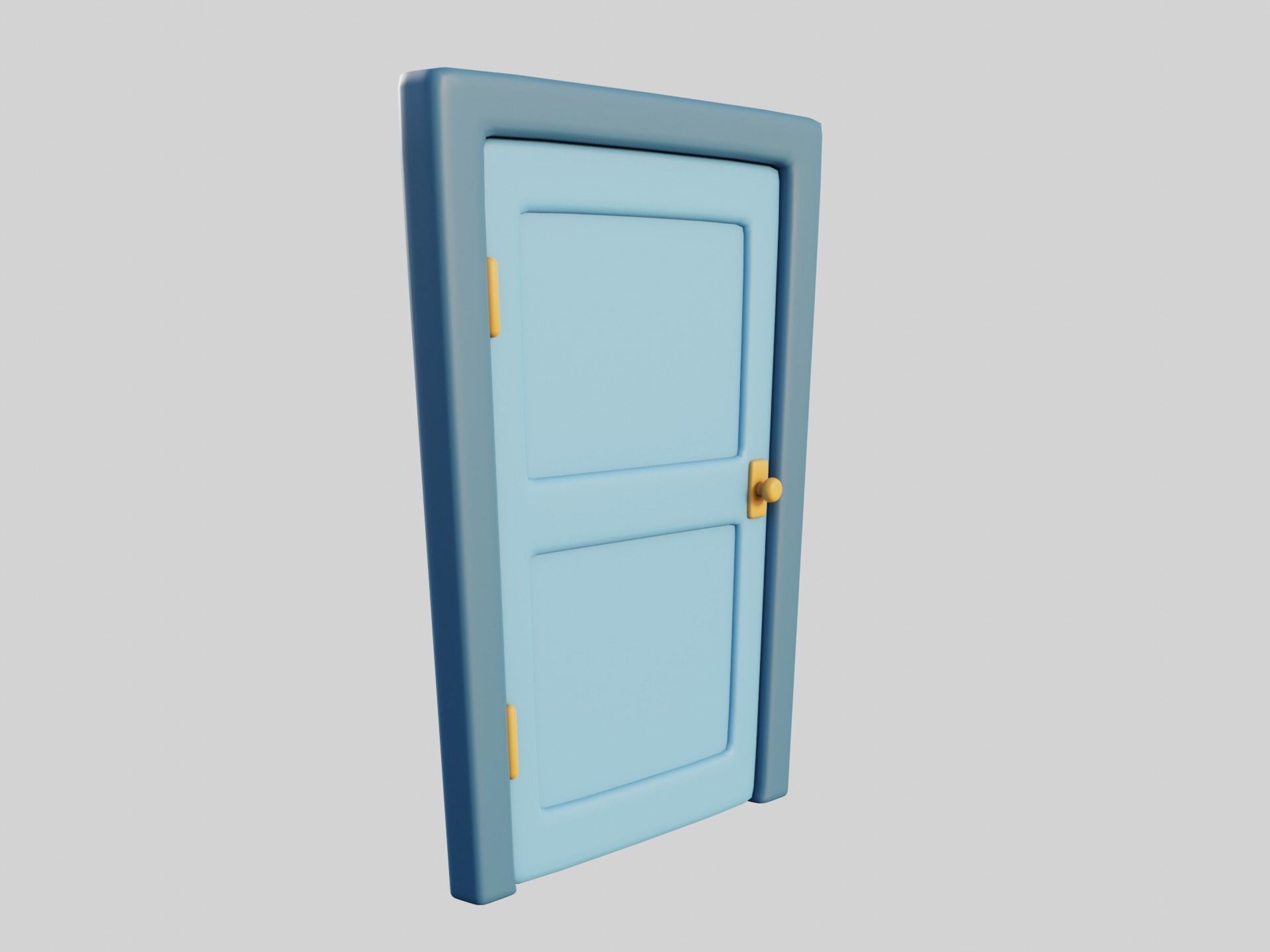 Cartoon Door 2b 3D model_6