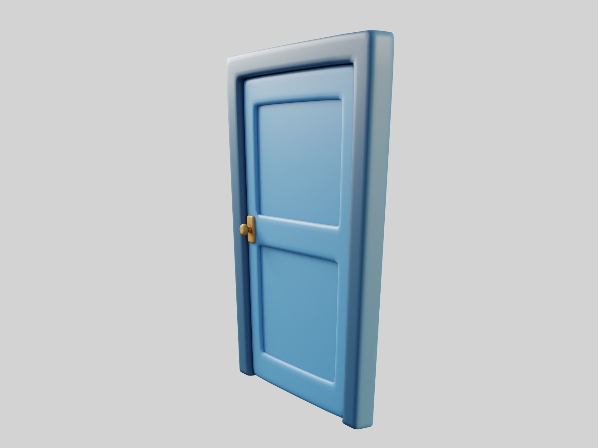 Cartoon Door 2b 3D model_8