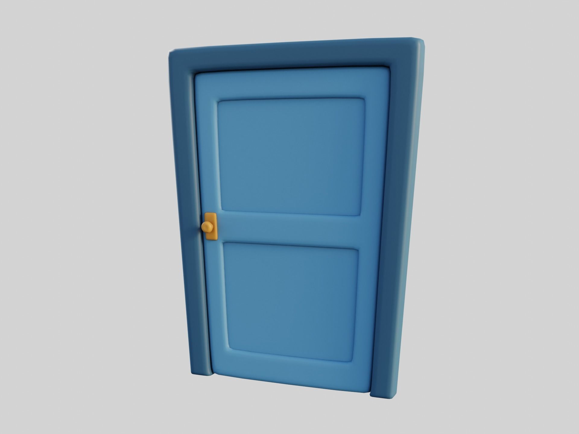 Cartoon Door 2b 3D model_9