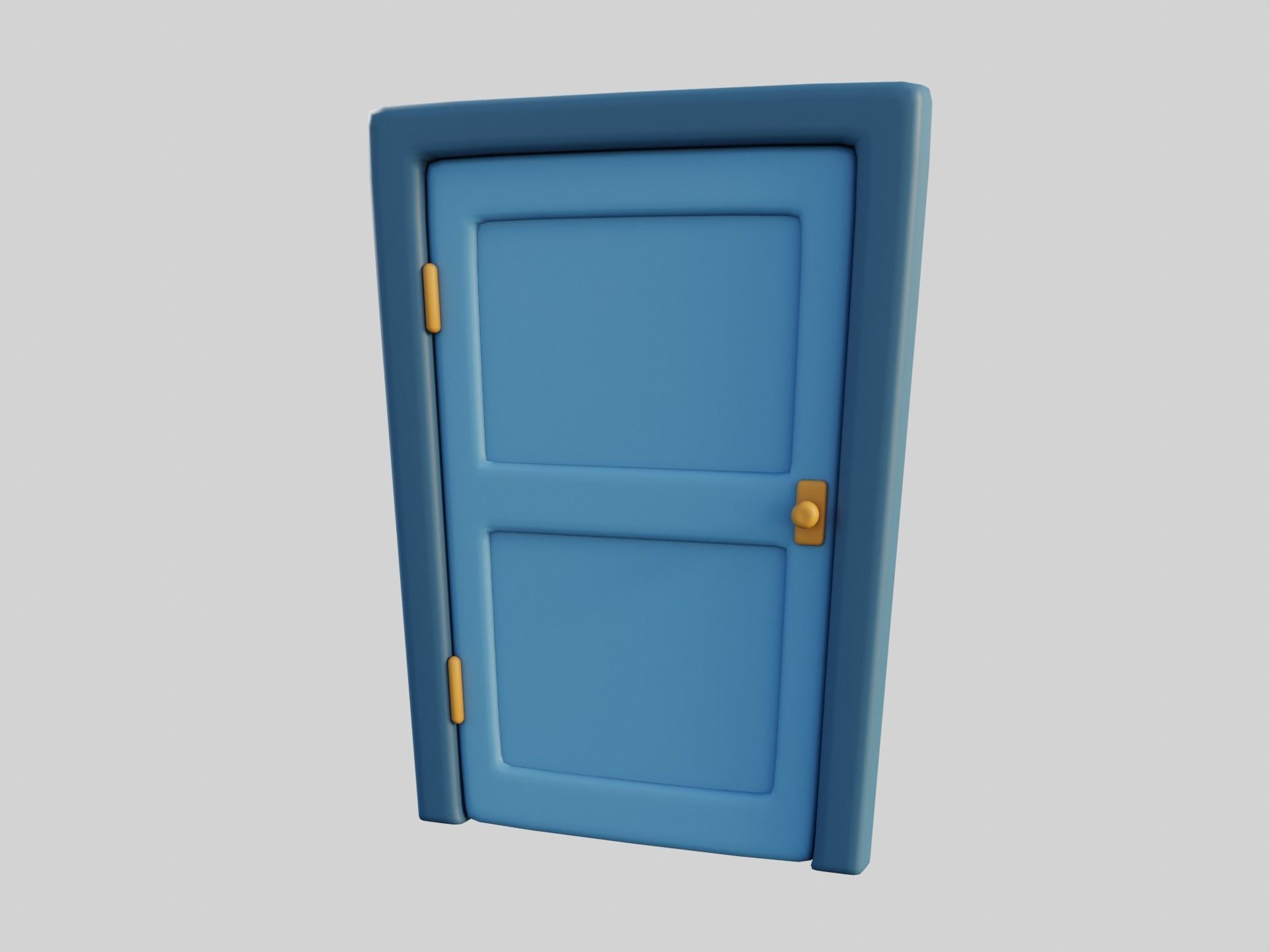 Cartoon Door 2b 3D model_4