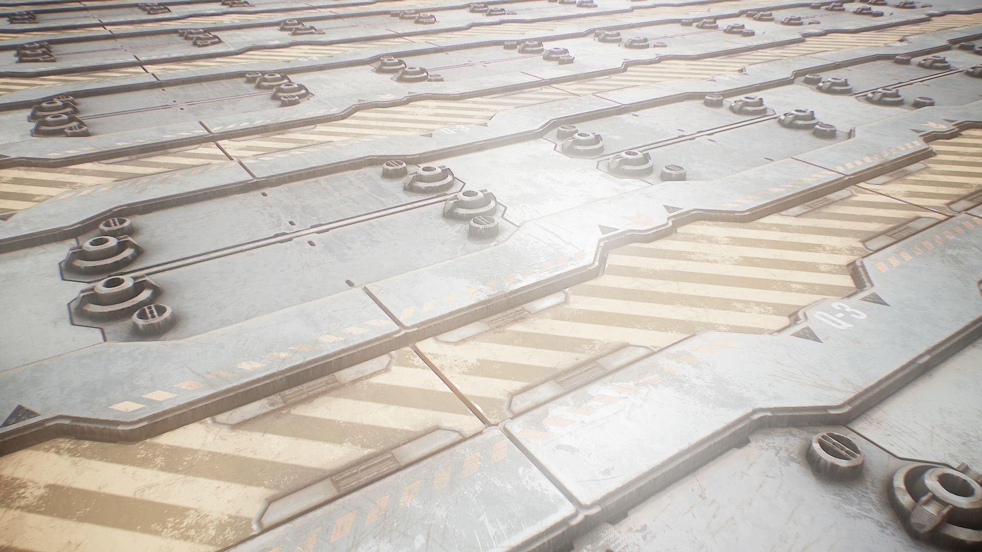 PBR Sci-Fi Texture Pack 12 Low-poly 3D model_6