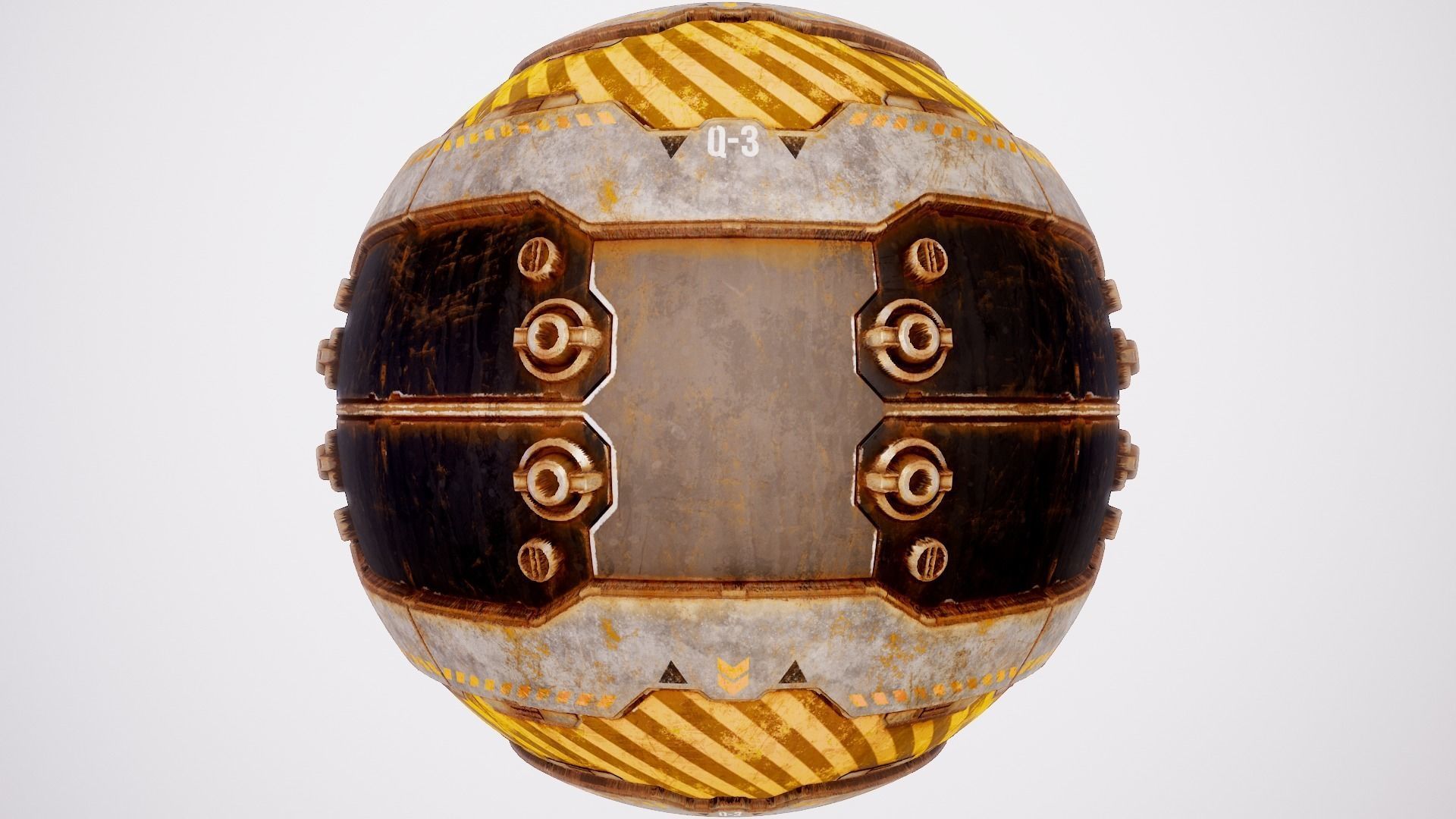 PBR Sci-Fi Texture Pack 12 Low-poly 3D model_10