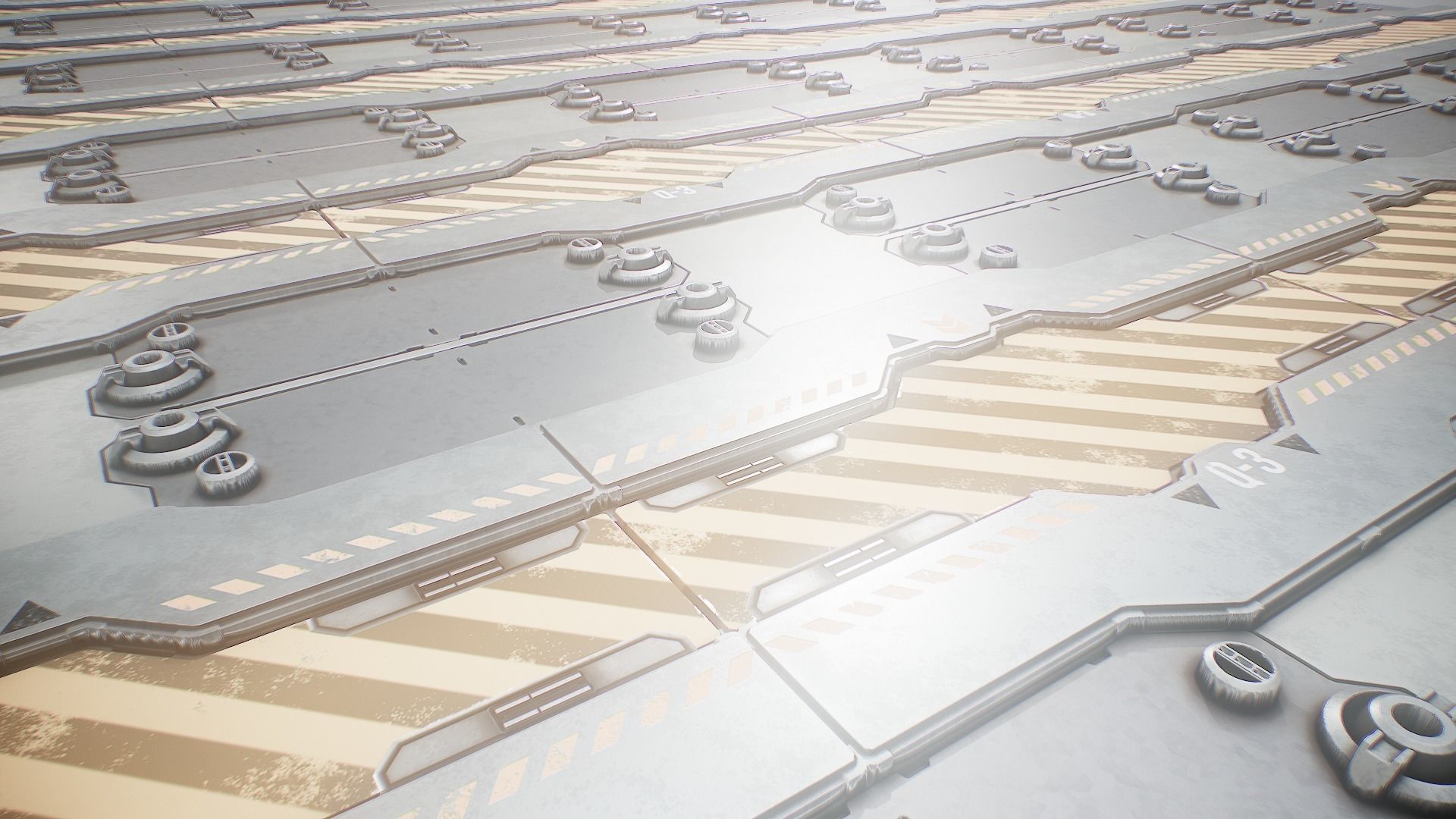 PBR Sci-Fi Texture Pack 12 Low-poly 3D model_3