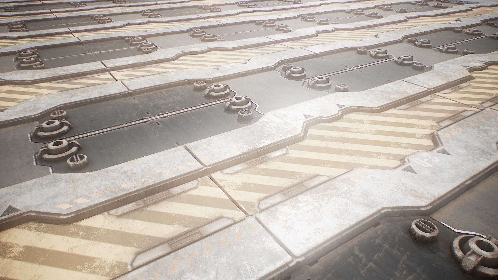 PBR Sci-Fi Texture Pack 12 Low-poly 3D model_12