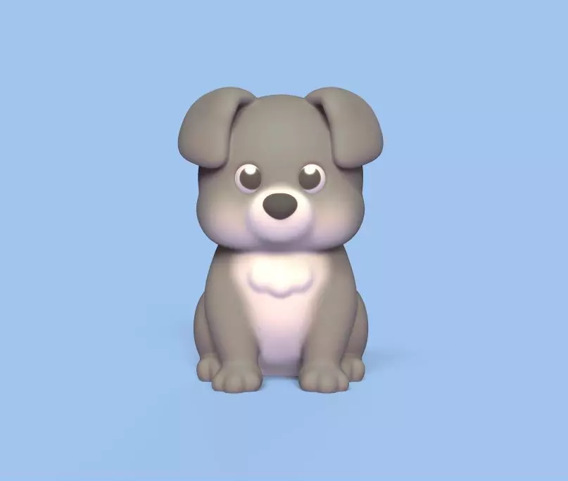 Cute Little Dog 3D print model