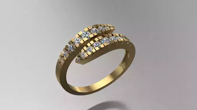 COOL RING 3D print model