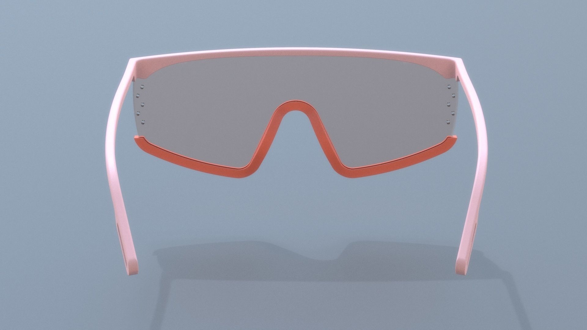 Fashion Sci fi glasses pack x4 3D Model Collection_16