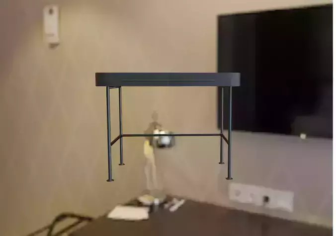 Black table