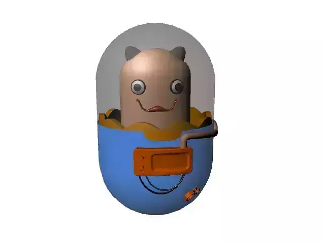 TOYOTA DOLL Low-poly 3D model